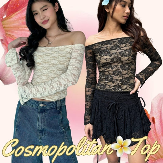 Shewearssugar COSMOPOLITAN TOP | Atasan Wanita | Outfit Korea | Pakaian Wanita
