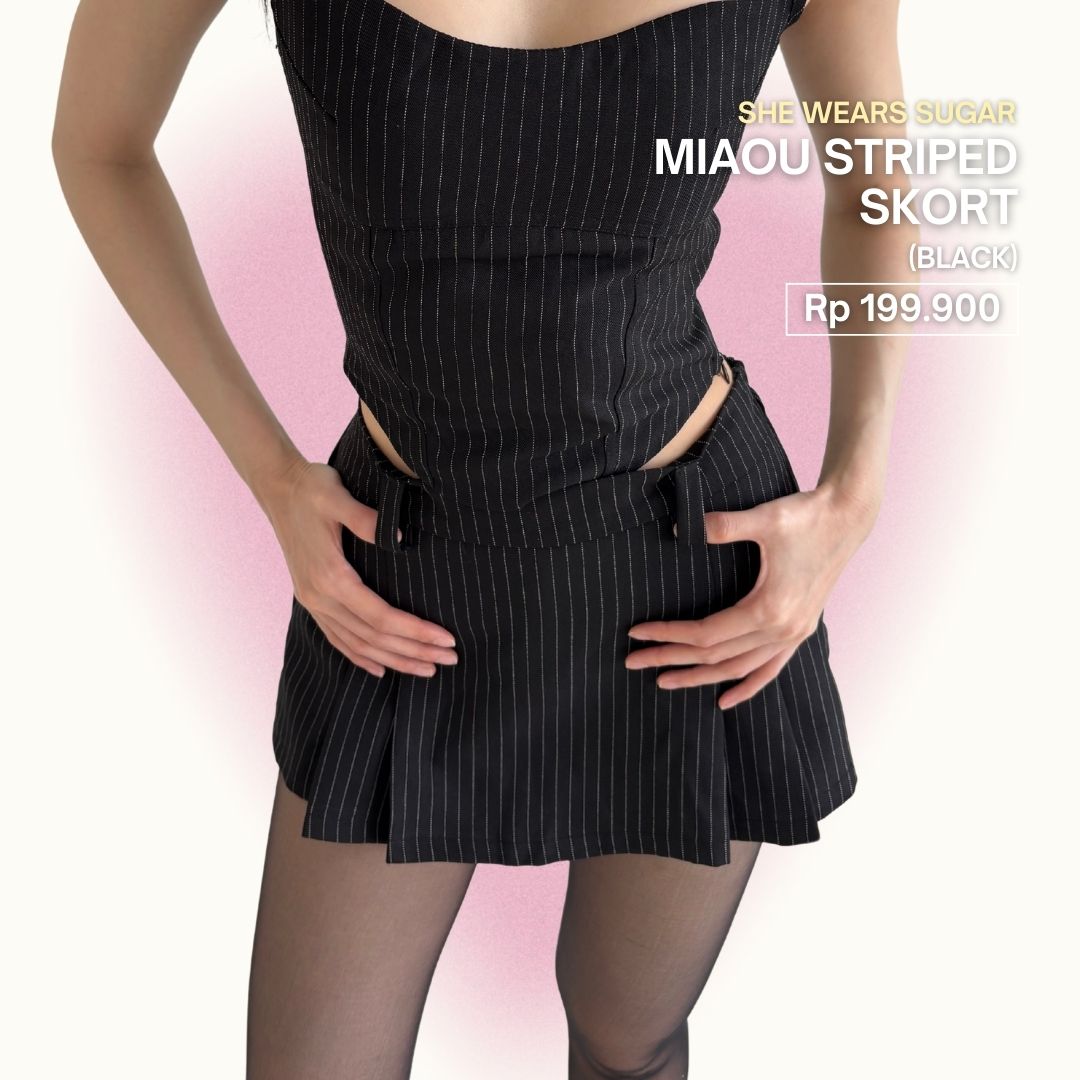 Miaou Stripe Skort