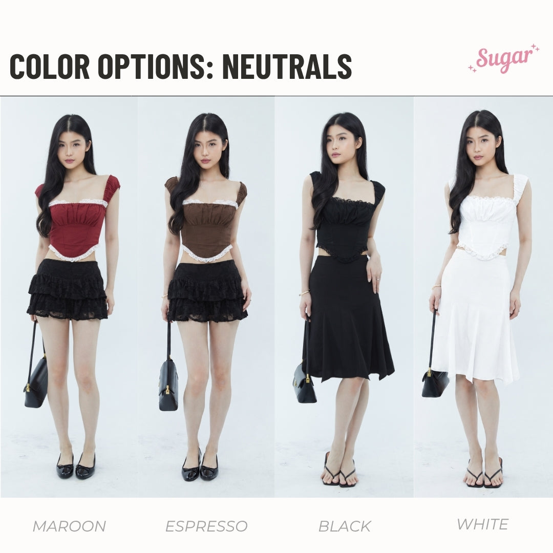 She Wears Sugar – Honey Top | Atasan Wanita Baju Atasan Wanita Terbaru Atasan Cewe Outfit Summer Bali Body Y2K Top