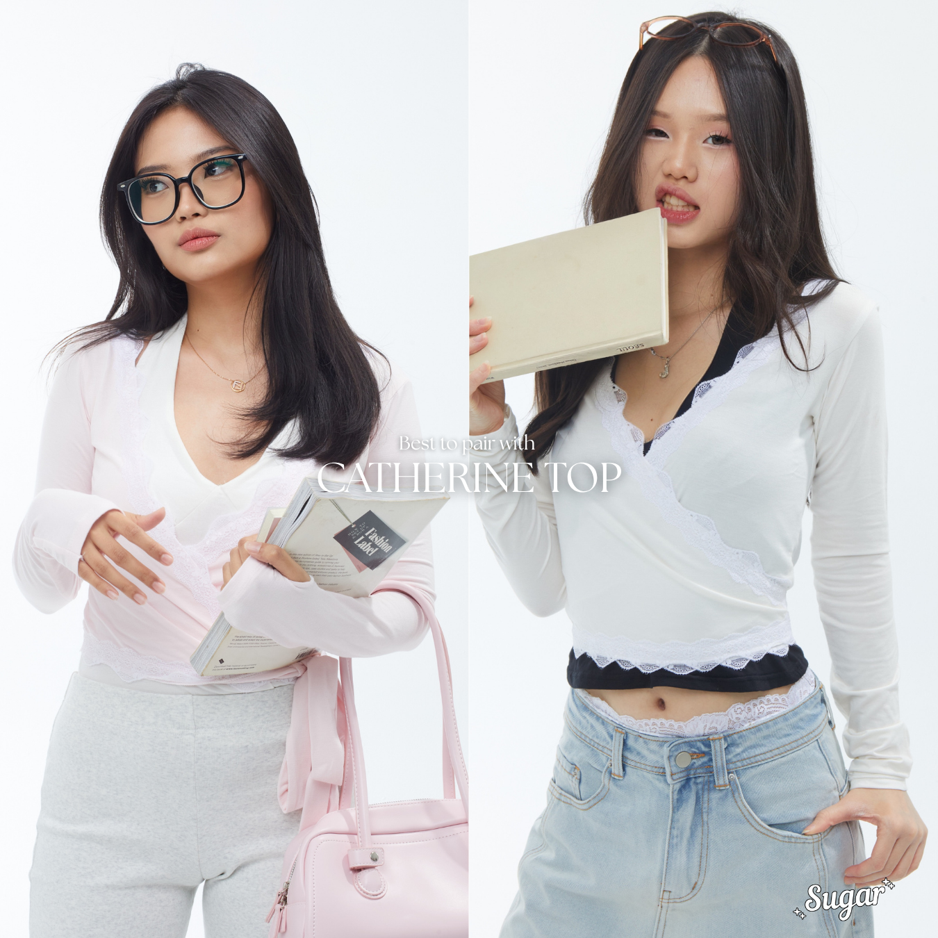 She Wears Sugar – Stacy Top | Tank Top Wanita Halter Neck Top Baju Atasan Wanita Terbaru Atasan Cewe Korean Style Fit Body
