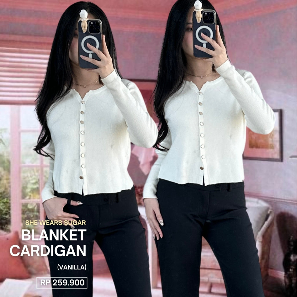 She Wears Sugar -- Blanket Cardigan | Cardigan | Atasan Wanita | Sweater