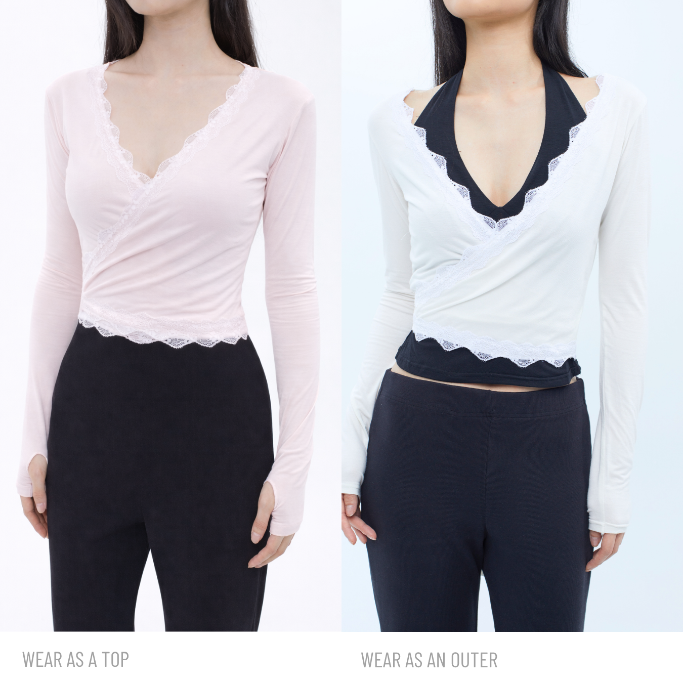Catherine Wrap Top