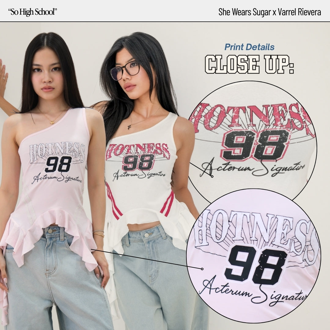 SHEWEARSSUGAR X VARREL RIEVERA — Daniella Top | Atasan Baju Wanita Kekinian Casual