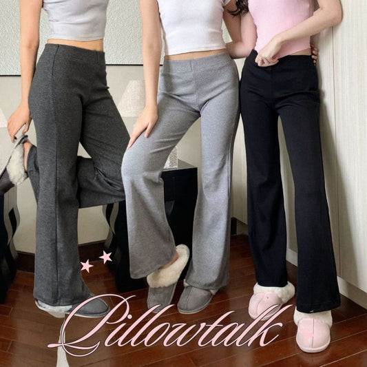 SHEWEARSSUGAR | Pillowtalk Pants | Celana Panjang Wanita | Bawahan Wanita | Flare Pants | Celana Tidur Wanita | Celana Santai | Celana Casual Wanita