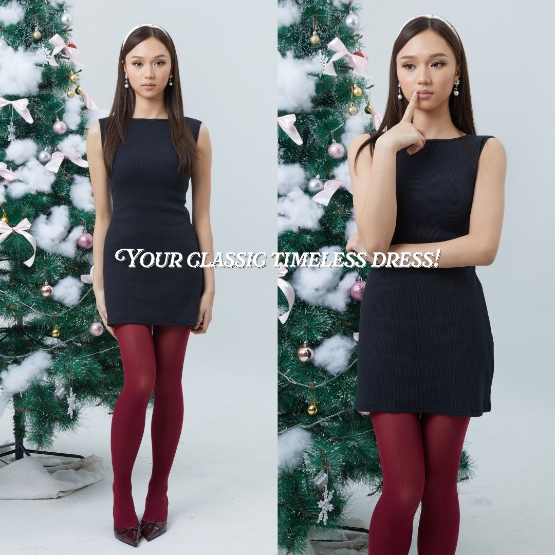 She Wears Sugar – Secretary Dress | Dress Wanita Mini Rib Formal Korean Style Fit Body Outfit Kerja
