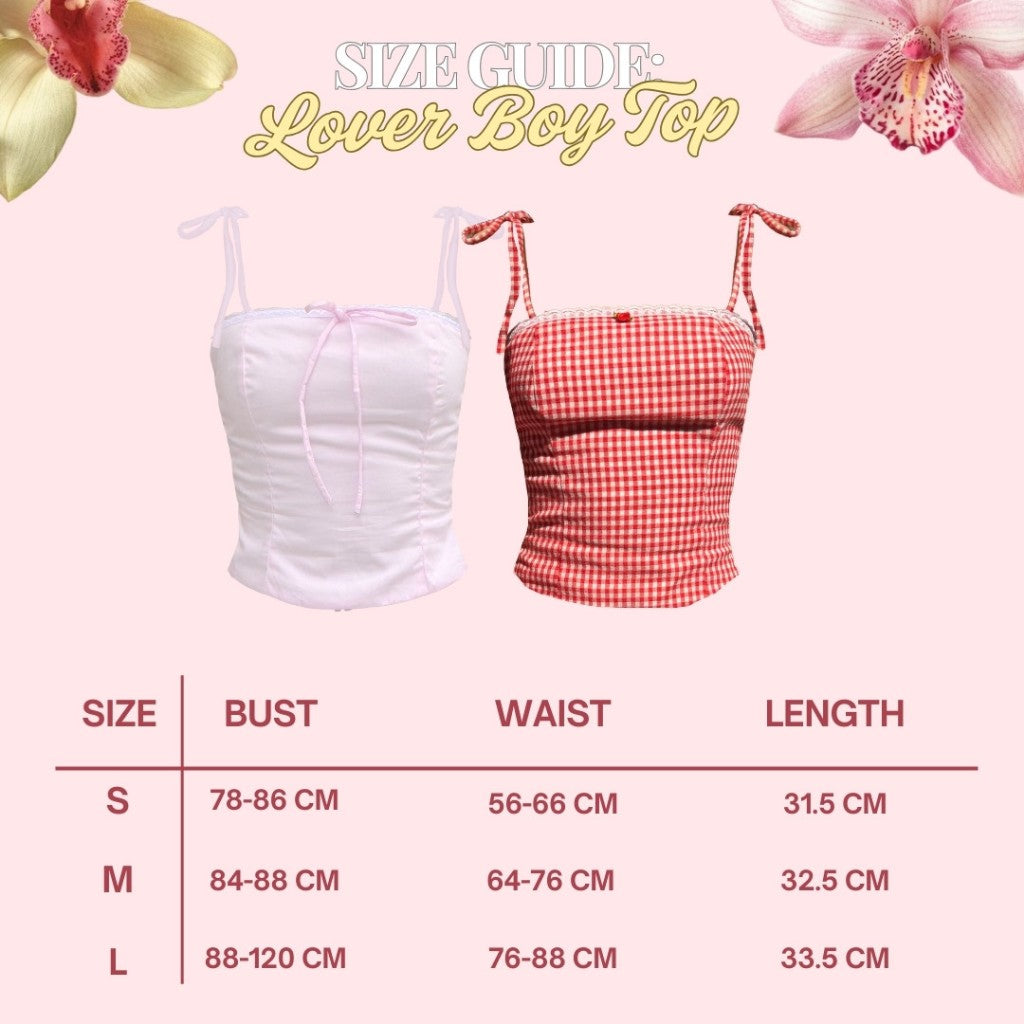 Shewearssugar LOVER BOY TOP | Atasan Wanita | Outfit Korea | Pakaian Wanita