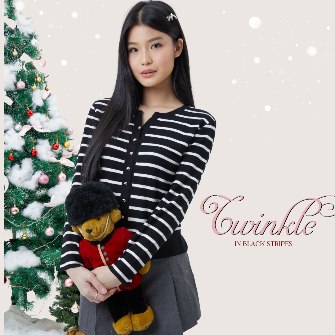 Shewearssugar - Twinkle Cardigan | Outer | Christmas Oufit | Natal