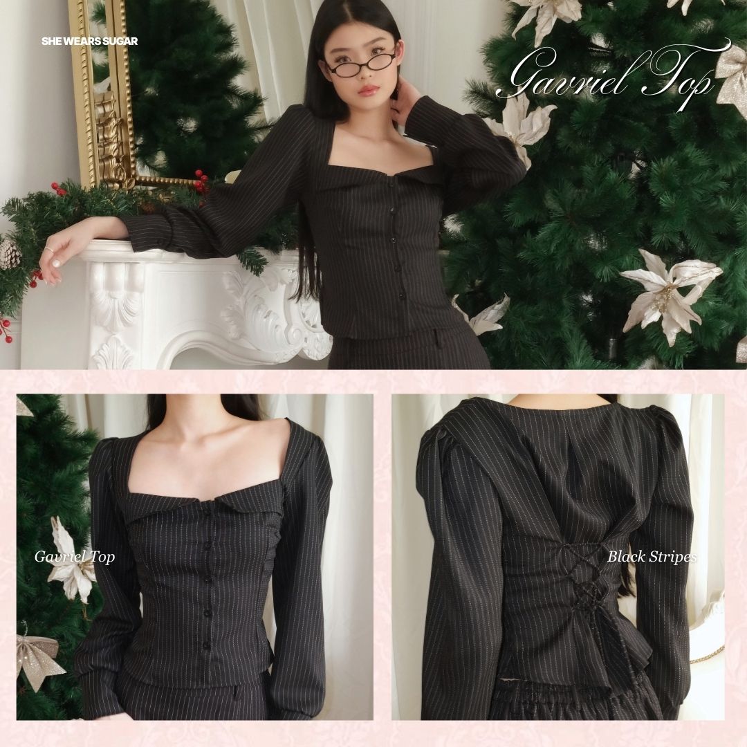 SHEWEARSSUGAR -- Gavriel Top | Fitted Shirt | Kemeja Wanita