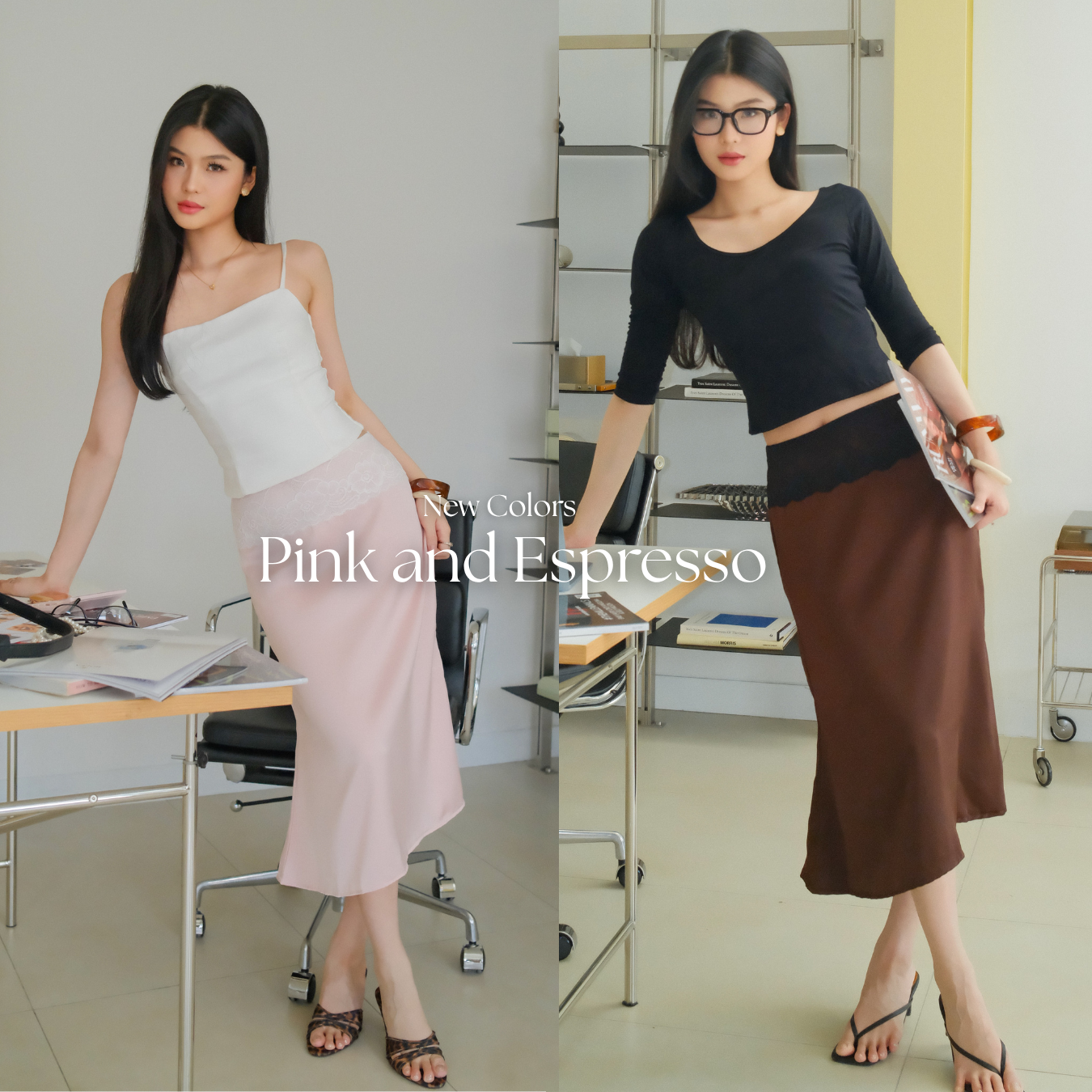 Lena Lace Midi Skirt