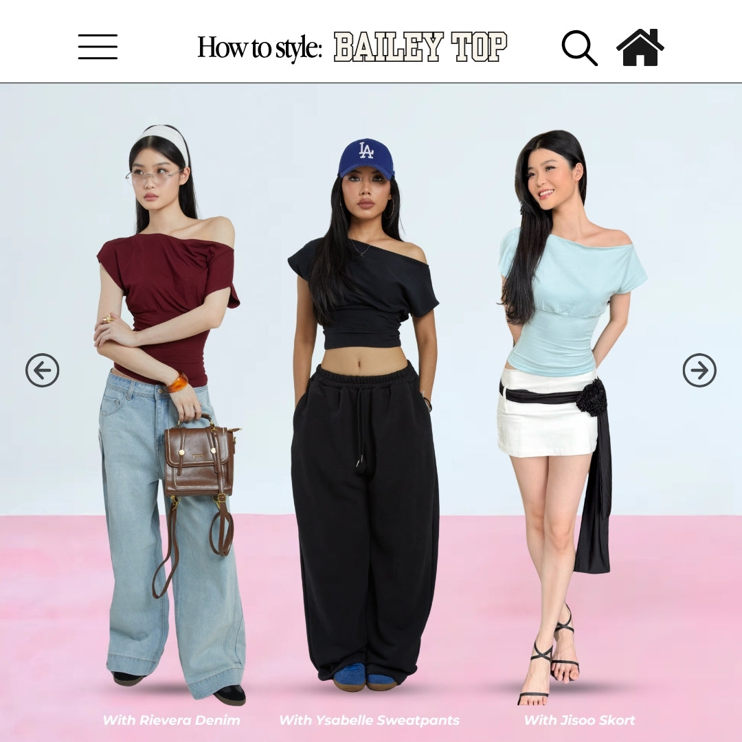 SHEWEARSSUGAR X VARREL RIEVERA —Bailey Fitted Top | T - Shirt Wanita | Atasan Baju | Wanita Cewe | Kaos Wanita | Blouse Fitted Tee