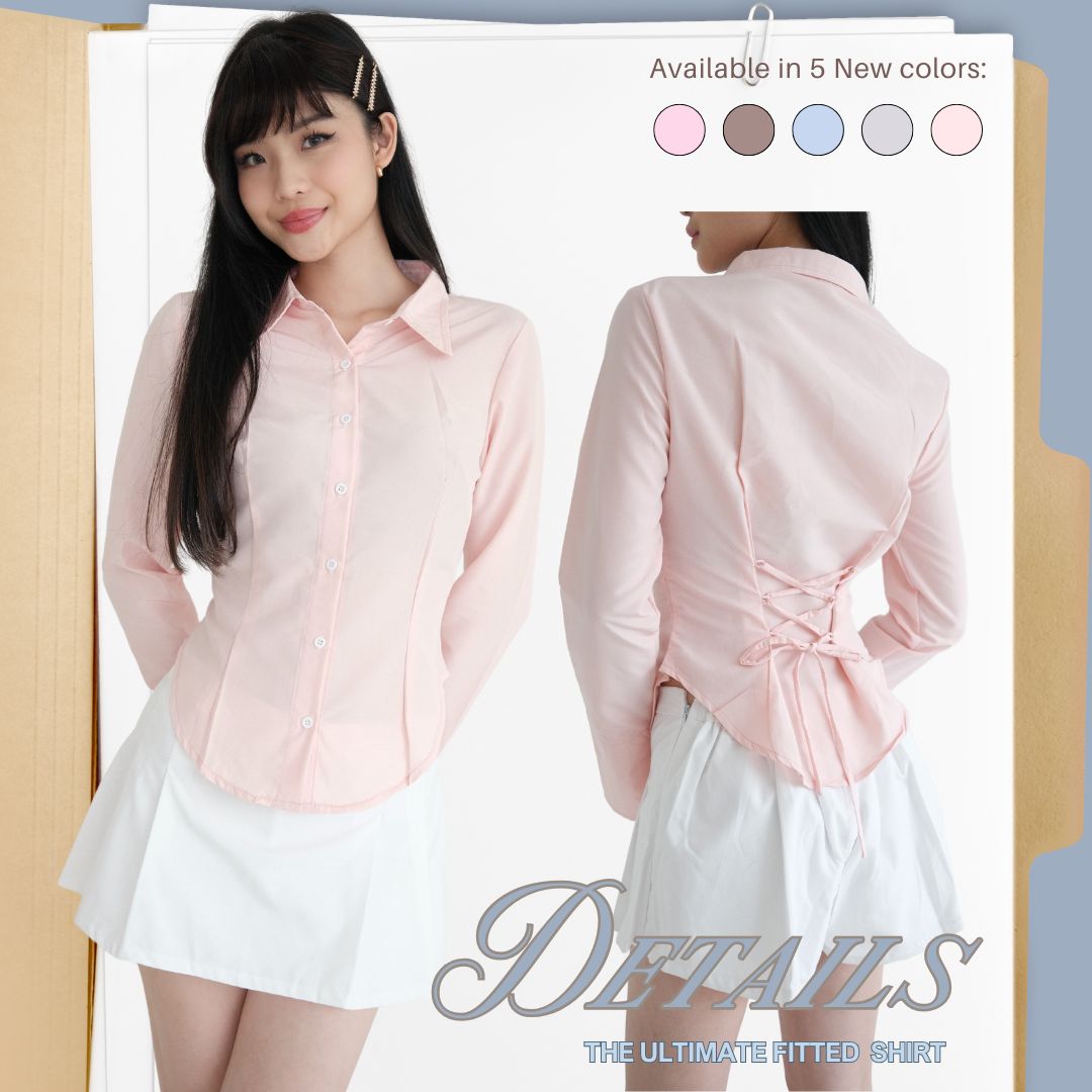 SHEWEARSSUGAR x SHAGUFFTA - Miss Manager Shirt | Shirt Wanita Ngantor | Atasan Wanita Kemeja