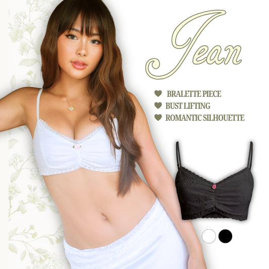 She Wears Sugar x Isabella – Jean Bralette | Atasan Cewe Tank Top Wanita Coquette Lace Fit Body Y2K