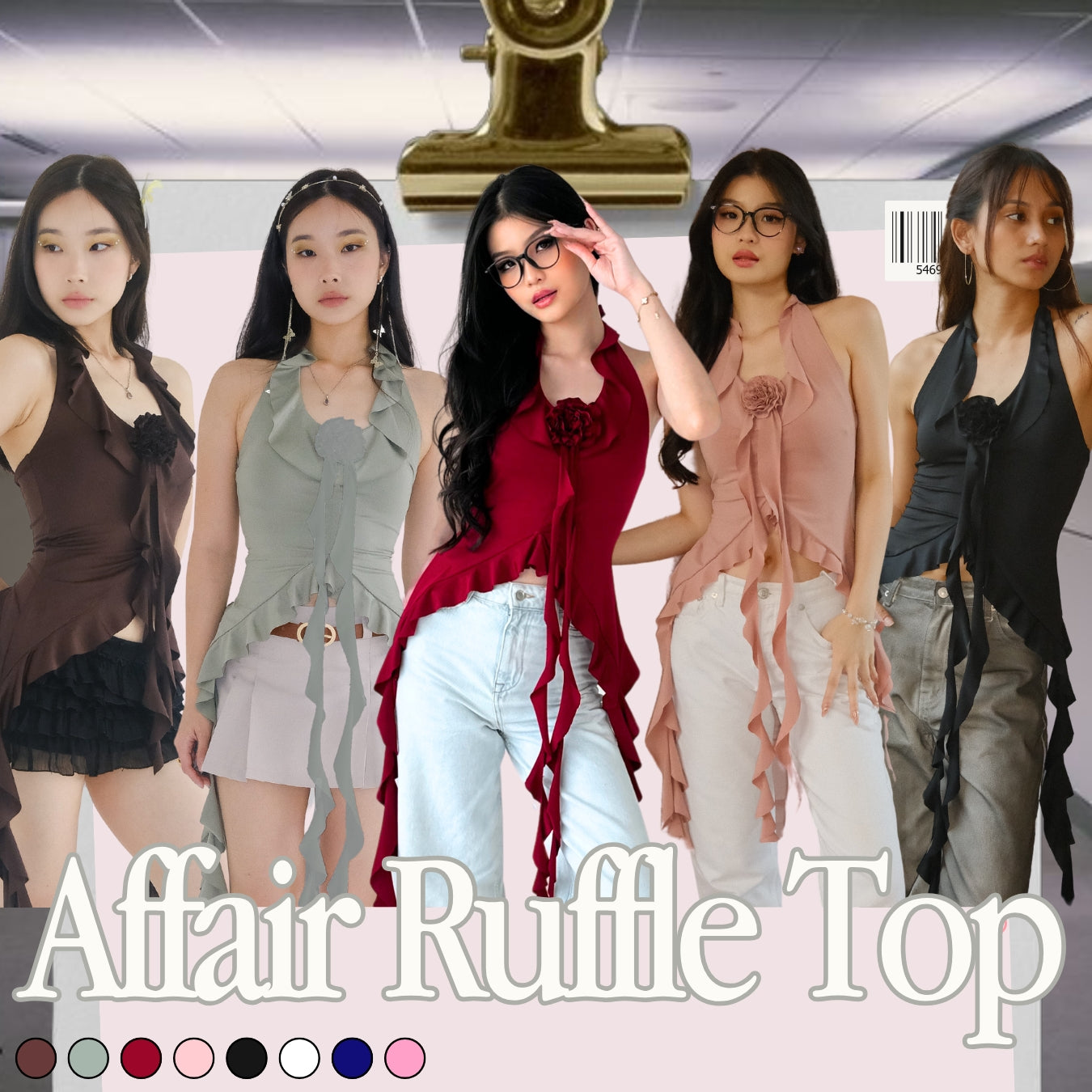 SHEWEARSSUGAR x SHAGUFFTA - Affair Top | Atasan Wanita | Outfit Korea