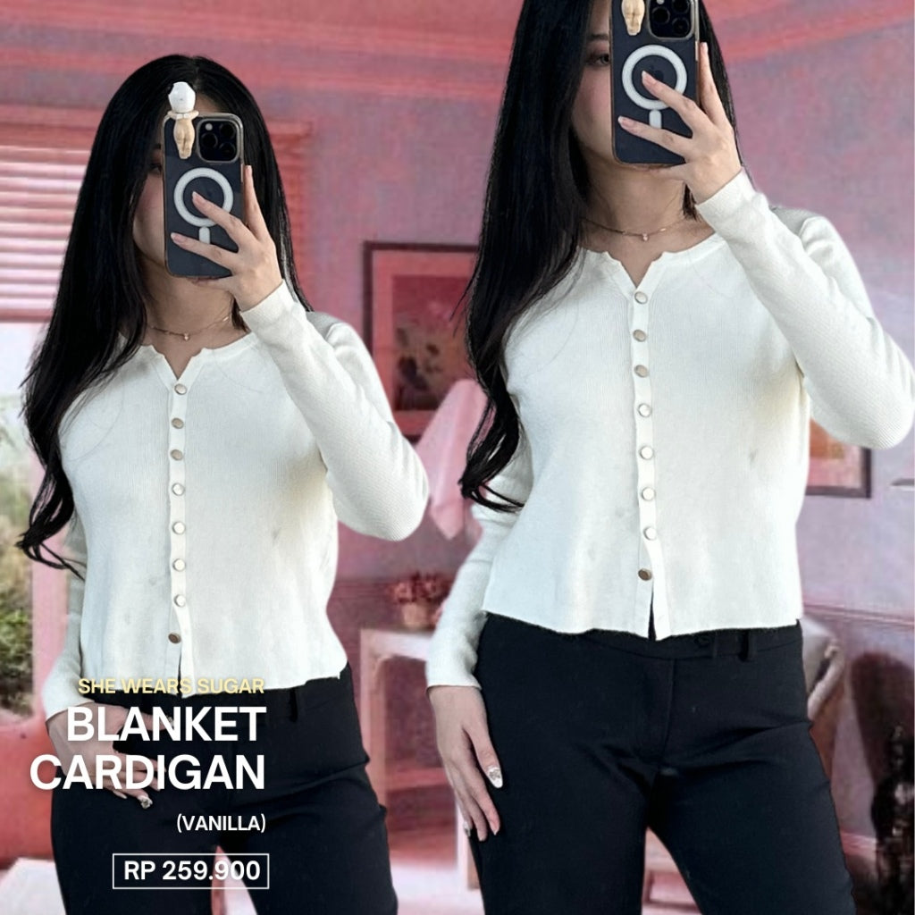 She Wears Sugar -- Blanket Cardigan | Cardigan | Atasan Wanita | Sweater