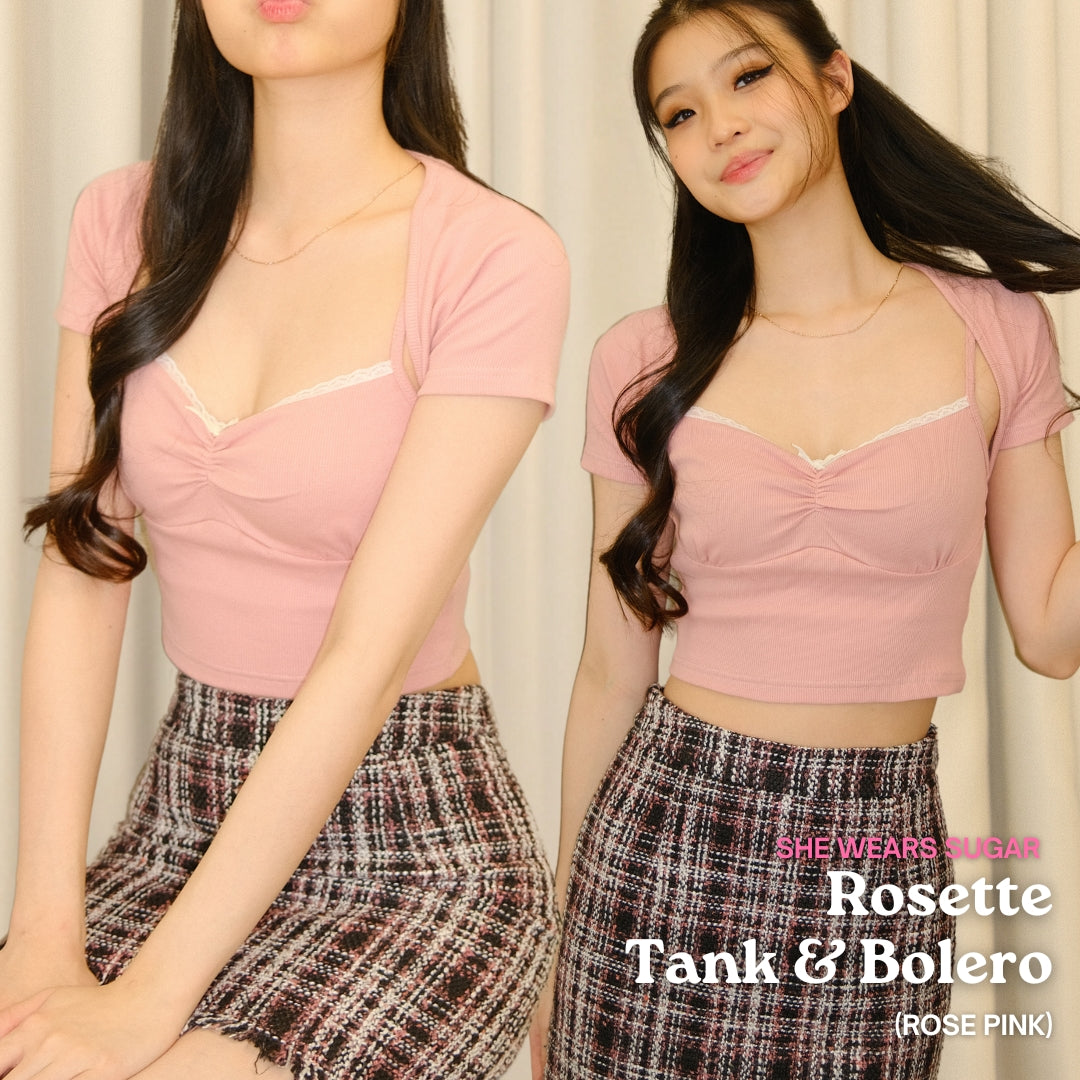 SHEWEARSSUGAR  -- Rosette Top | Atasan Wanita | Top Wanita Renda | Top Pita | Beach Wear