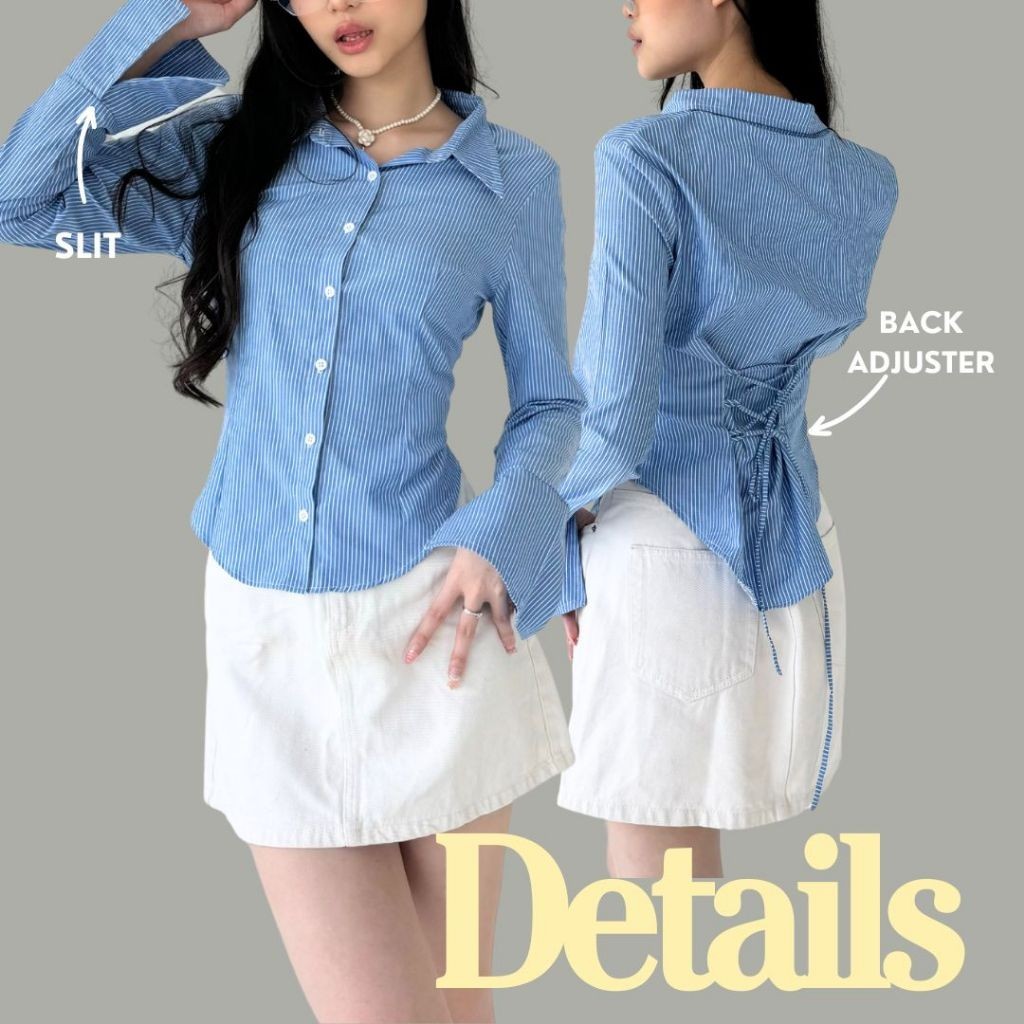 SHEWEARSSUGAR x SHAGUFFTA - Miss Manager Shirt | Shirt Wanita Ngantor | Atasan Wanita Kemeja