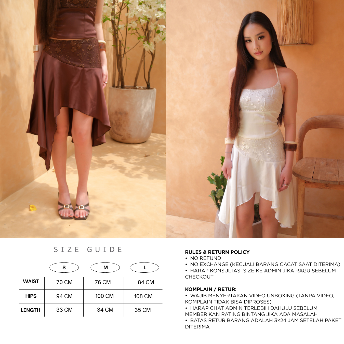 Soiree Assymetric Skirt