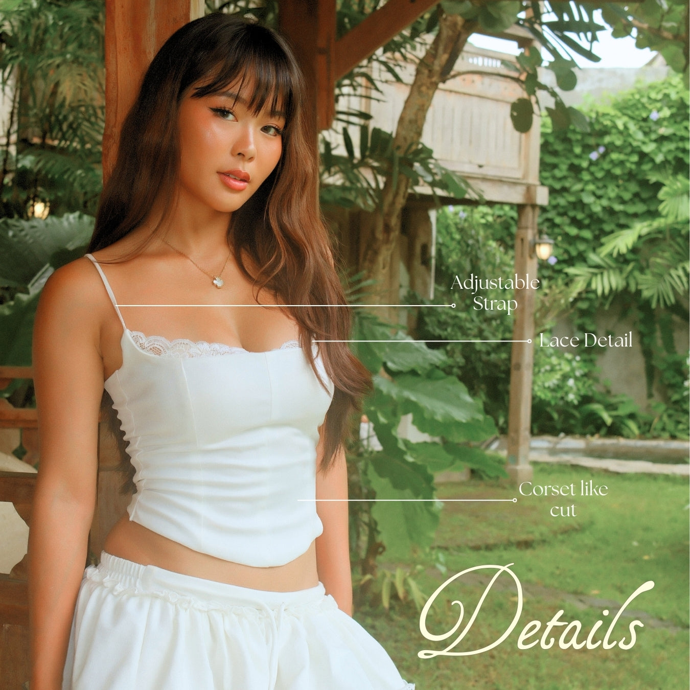 She Wears Sugar x Isabella – Monaco Corset Top | Corset Top Wanita Fit Body Baju  Atasan Cewe Korean Style