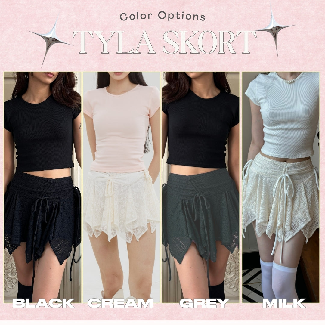 Shewearssugar TYLA SKORT | Skort Wanita | Outfit Korea | Bawahan Wanita