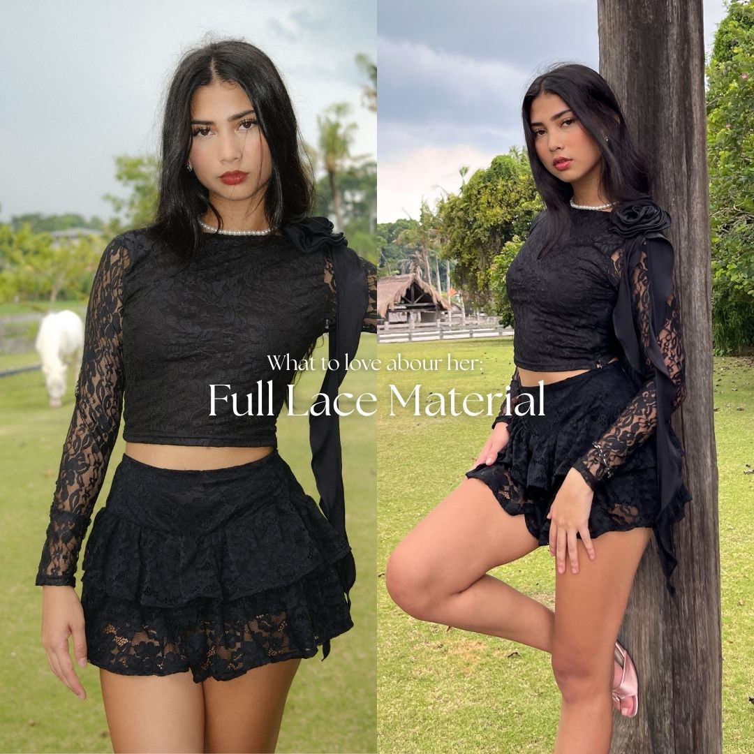 She Wears Sugar – Alma Top | Atasan Wanita Summer Bali Outfit Korean Style Coquette Resort Wear