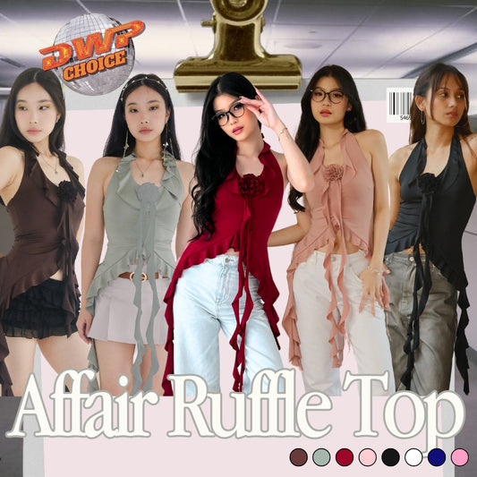 SHEWEARSSUGAR x SHAGUFFTA - Affair Top | Atasan Wanita | Outfit Korea