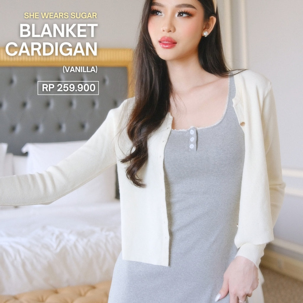 She Wears Sugar -- Blanket Cardigan | Cardigan | Atasan Wanita | Sweater