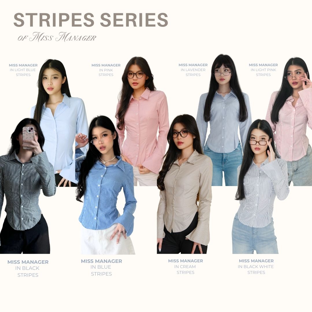 SHEWEARSSUGAR x SHAGUFFTA - Miss Manager Shirt | Shirt Wanita Ngantor | Atasan Wanita Kemeja