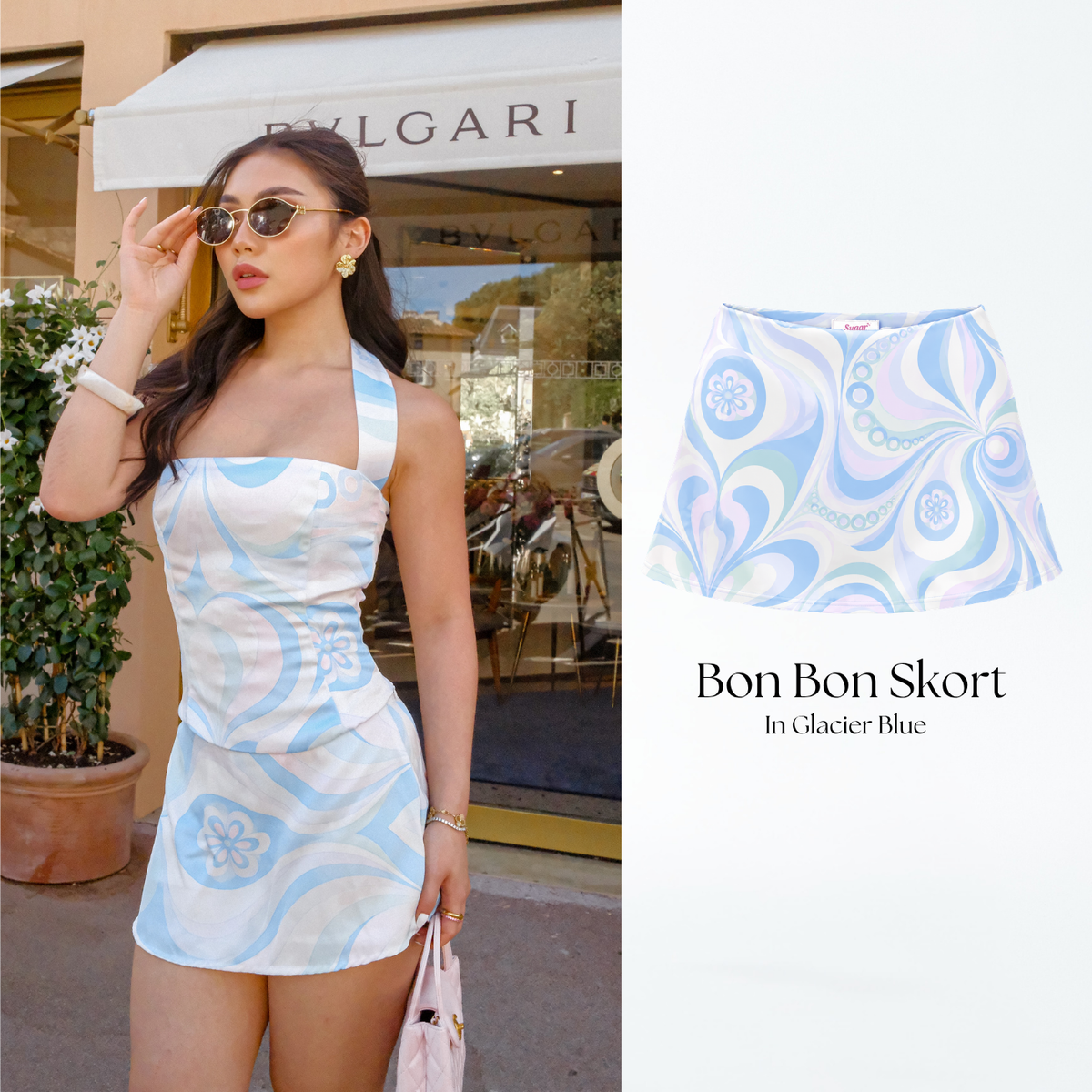 She Wears Sugar – Bon Bon Skort | Rok Celana Wanita Skort Wanita Low Waist Korean Style Bawahan Wanita Summer Bali Outfit
