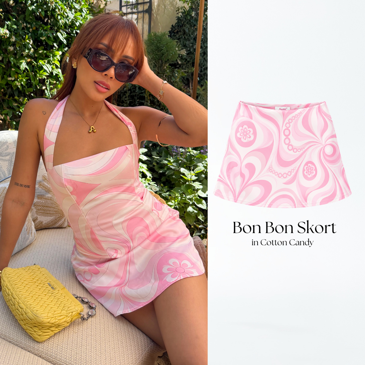She Wears Sugar – Bon Bon Skort | Rok Celana Wanita Skort Wanita Low Waist Korean Style Bawahan Wanita Summer Bali Outfit