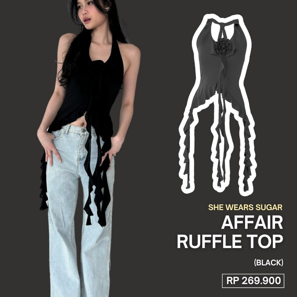 SHEWEARSSUGAR x SHAGUFFTA - Affair Top | Atasan Wanita | Outfit Korea