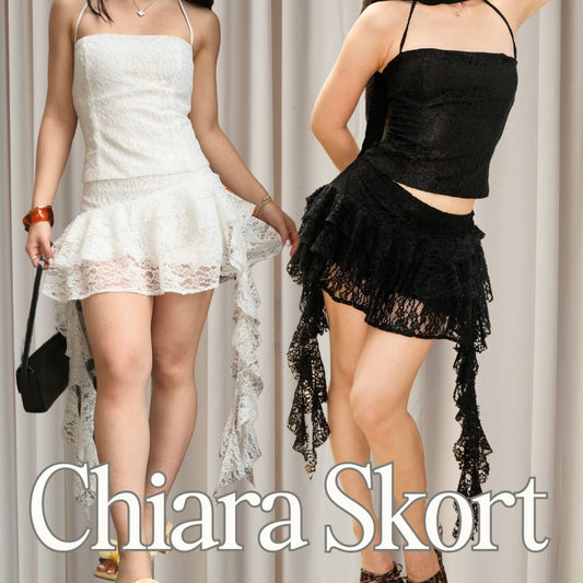 Shewearssugar Chiara Skort | Skort Wanita | Bawahan Wanita | Coquette Aesthetic