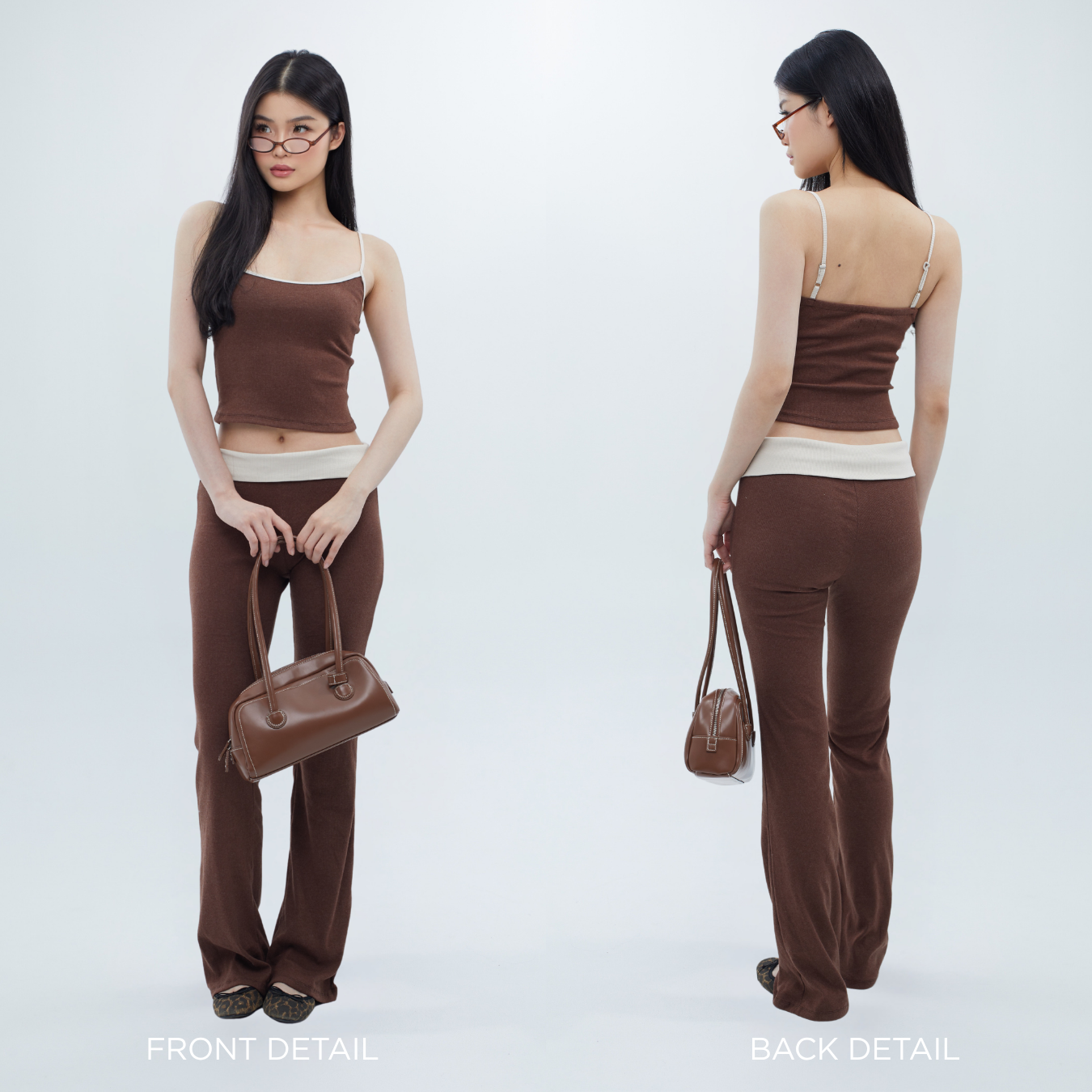 She Wears Sugar – Patricia Set | Tank Top Wanita Celana Training Wanita Sweatpants Wanita Set Baju Wanita Korean Style Y2K Outfit Fit Body