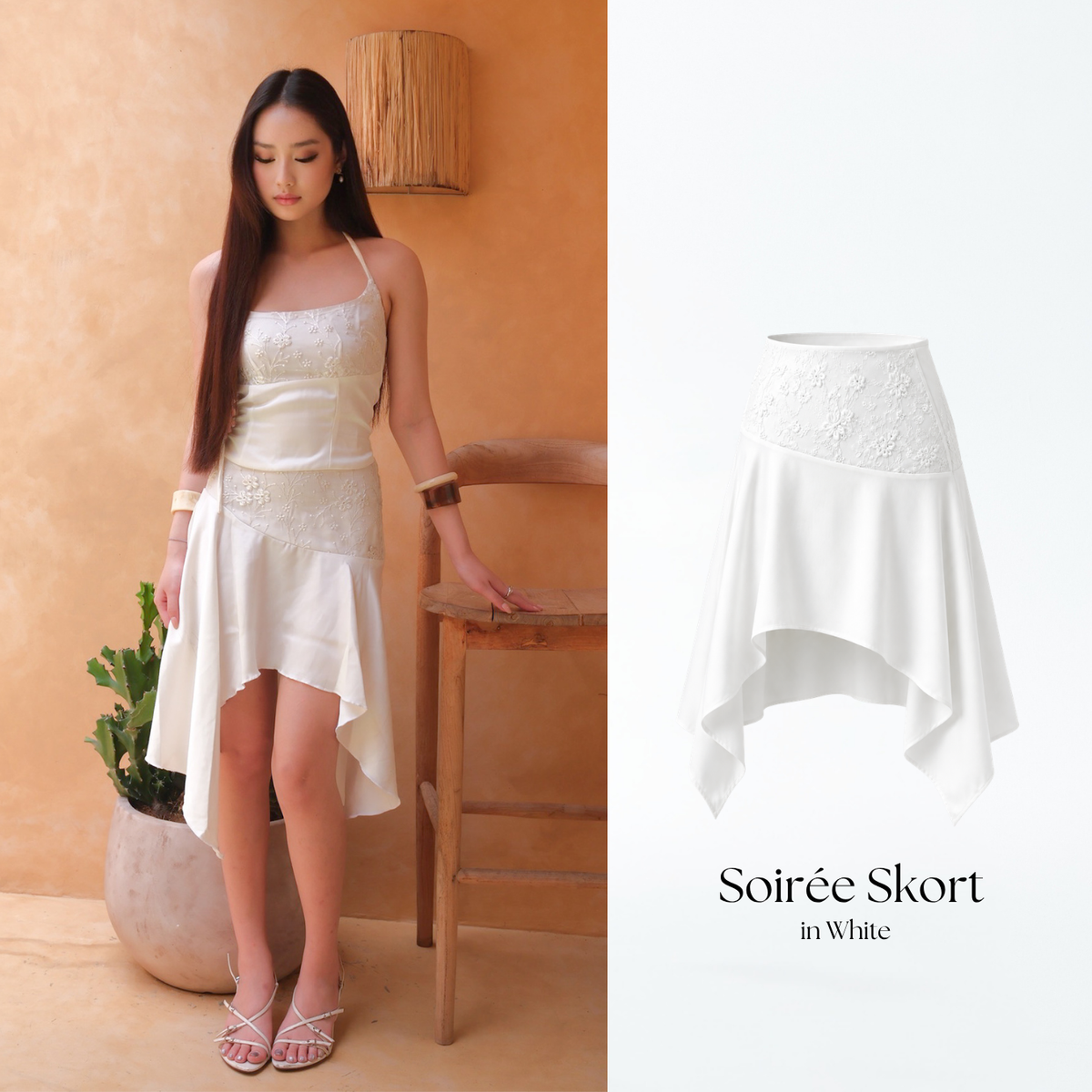 Soiree Assymetric Skirt