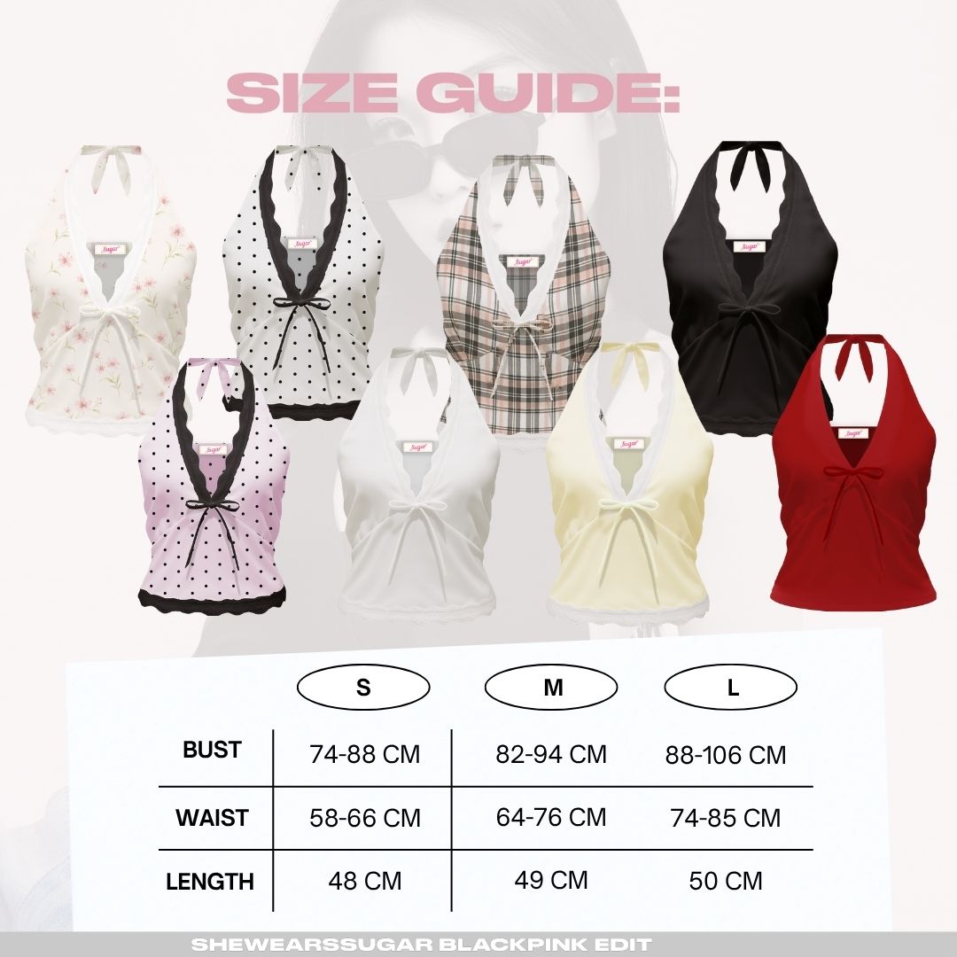 She Wears Sugar – Blink Top | Atasan Wanita Stylish Baju Atasan Wanita Terbaru Y2K Top Korean Style Konser Outfit