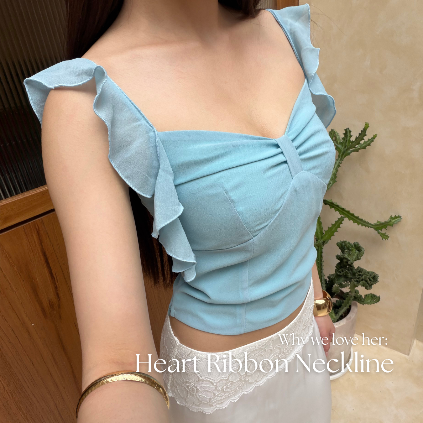 She Wears Sugar x Isabella – Coco Top | Baju Atasan Wanita Terbaru Tank Top Wanita Atasan Cewe Korean Style Summer Outfit Bali