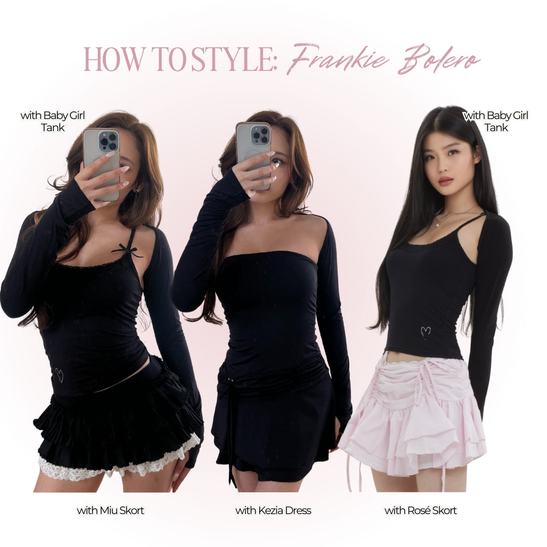 SHEWEARSSUGAR x KEZIV - FRANKIE BOLERO | Outer Cardigan | Bolero