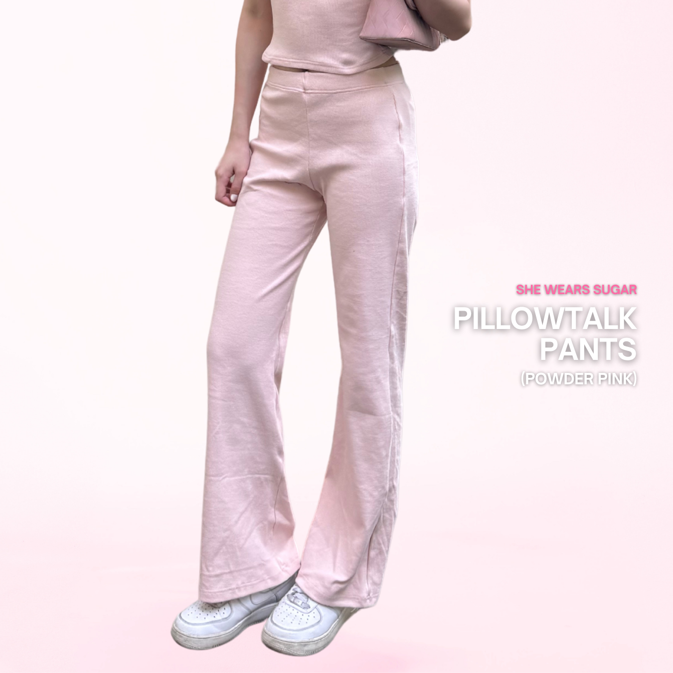 She Wears Sugar – Pillowtalk Pants | Celana Panjang Wanita Celana Training Wanita Sweatpants Wanita Flare Pants Bawahan Wanita Korean Style