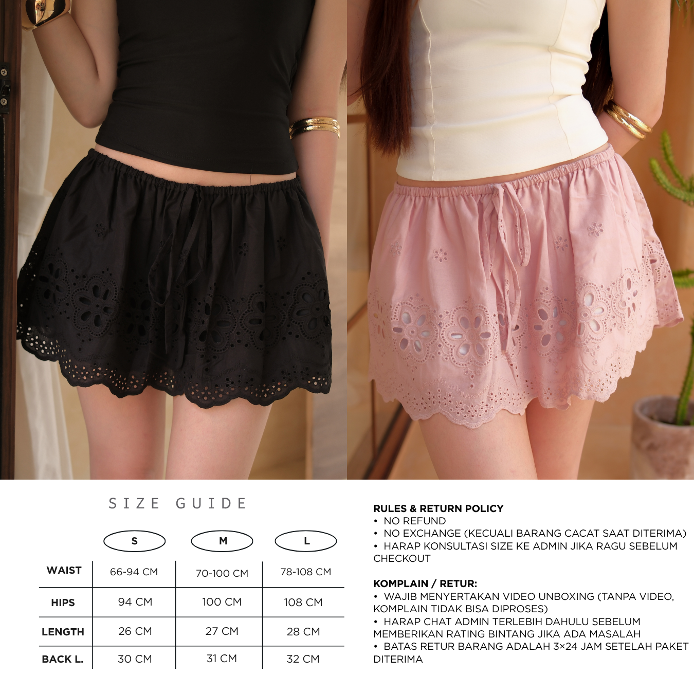 She Wears Sugar – Gigi Micro Skort | Micro Skort Eyelet Mini Skort Summer Bali Outfit Coquette