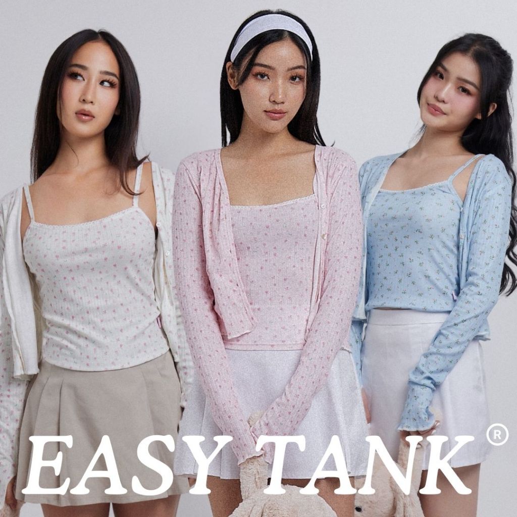 SHEWEARSSUGAR COZY - EASY TANK | Pakaian Wanita | Top Wanita | Tank Top