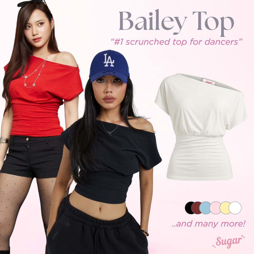 She Wears Sugar x Varrel Rievera – Bailey Fitted Top | Kaos Wanita Fitted Tee T Shirt Wanita Atasan Cewe Korean Style Fit Body