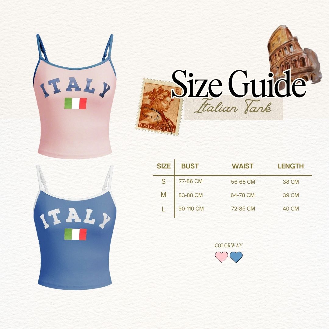 Shewearssugar - Italian Tank | Tank Top Wanita | Atasan Wanita | Coquette