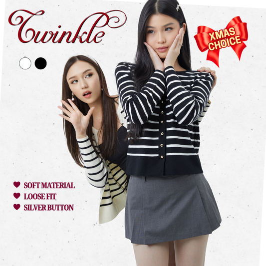 Shewearssugar - Twinkle Cardigan | Outer | Christmas Oufit | Natal
