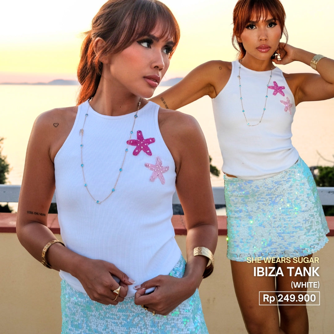 Ibiza Sequin Tank