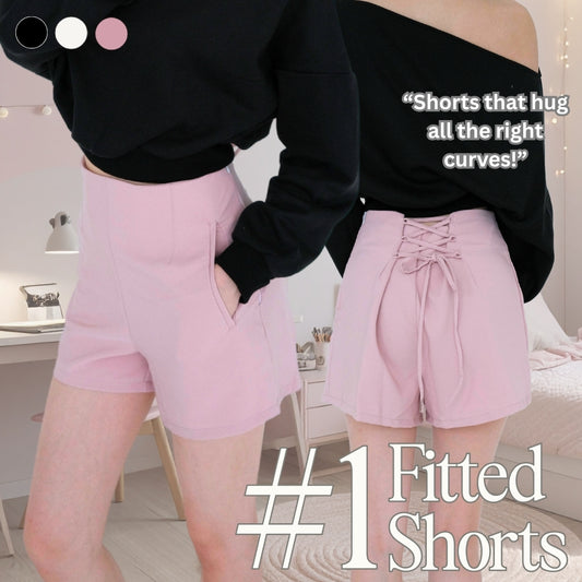 SHEWEARSSUGAR - WAISTLESS SHORTS | Short Wanita | Bawahan Wanita | Pakaian Wanita | Shorts
