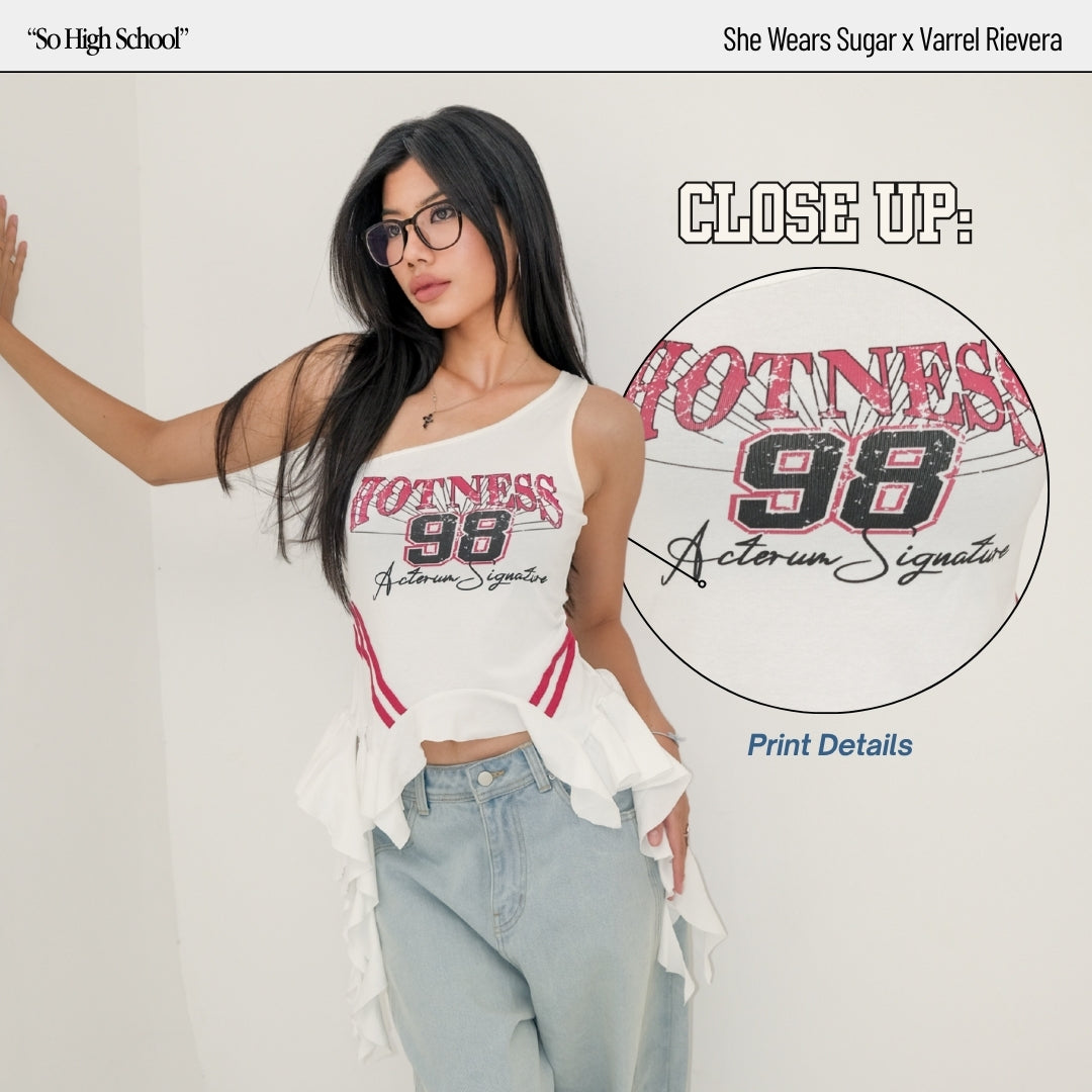 SHEWEARSSUGAR X VARREL RIEVERA — Daniella Top | Atasan Baju Wanita Kekinian Casual