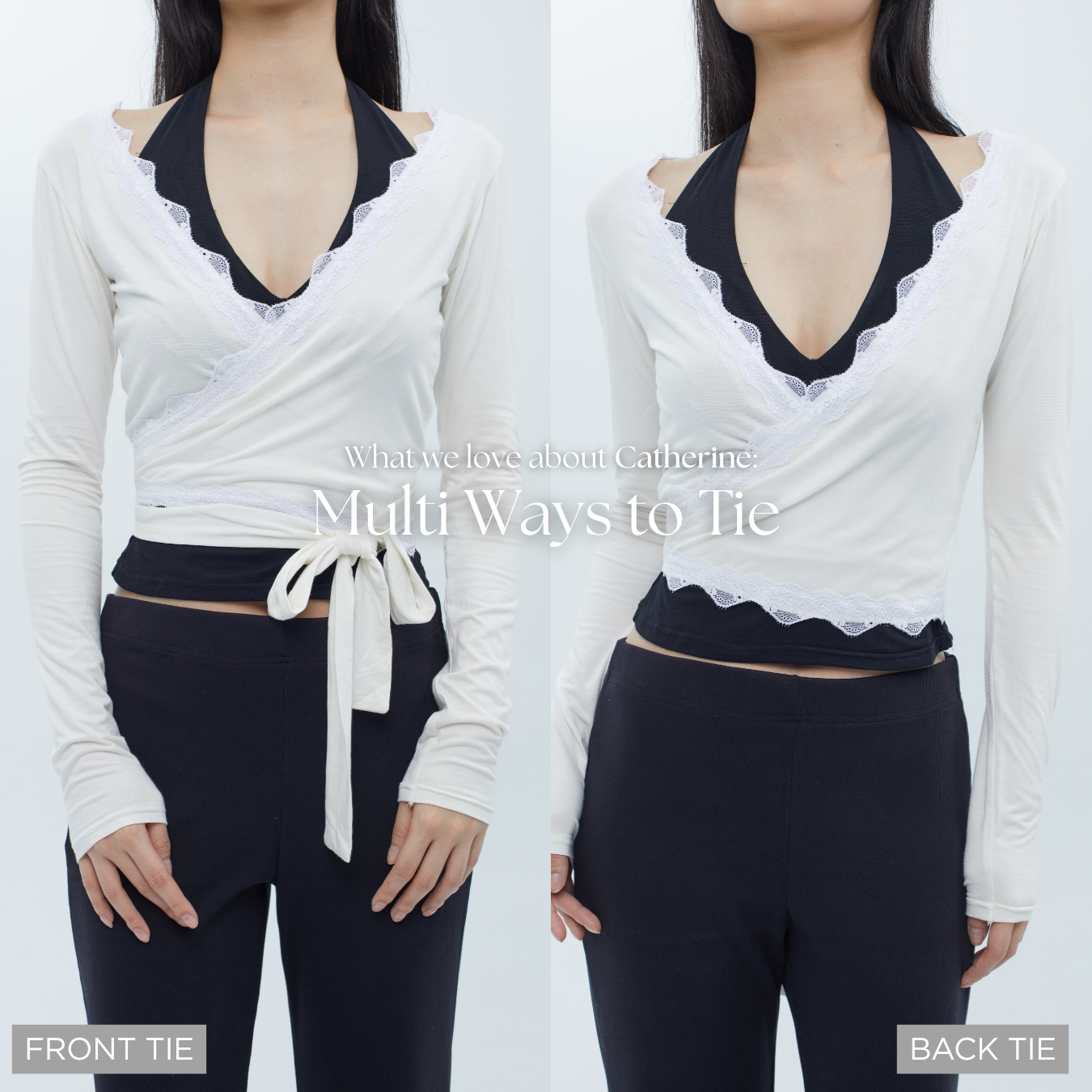 Catherine Wrap Top