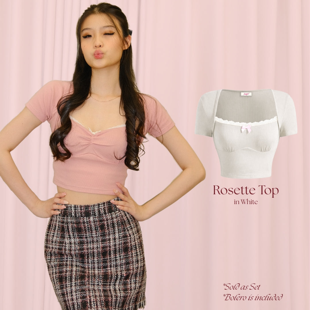 SHEWEARSSUGAR  -- Rosette Top | Atasan Wanita | Top Wanita Renda | Top Pita | Beach Wear