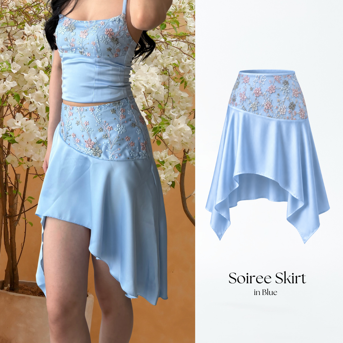 Soiree Assymetric Skirt