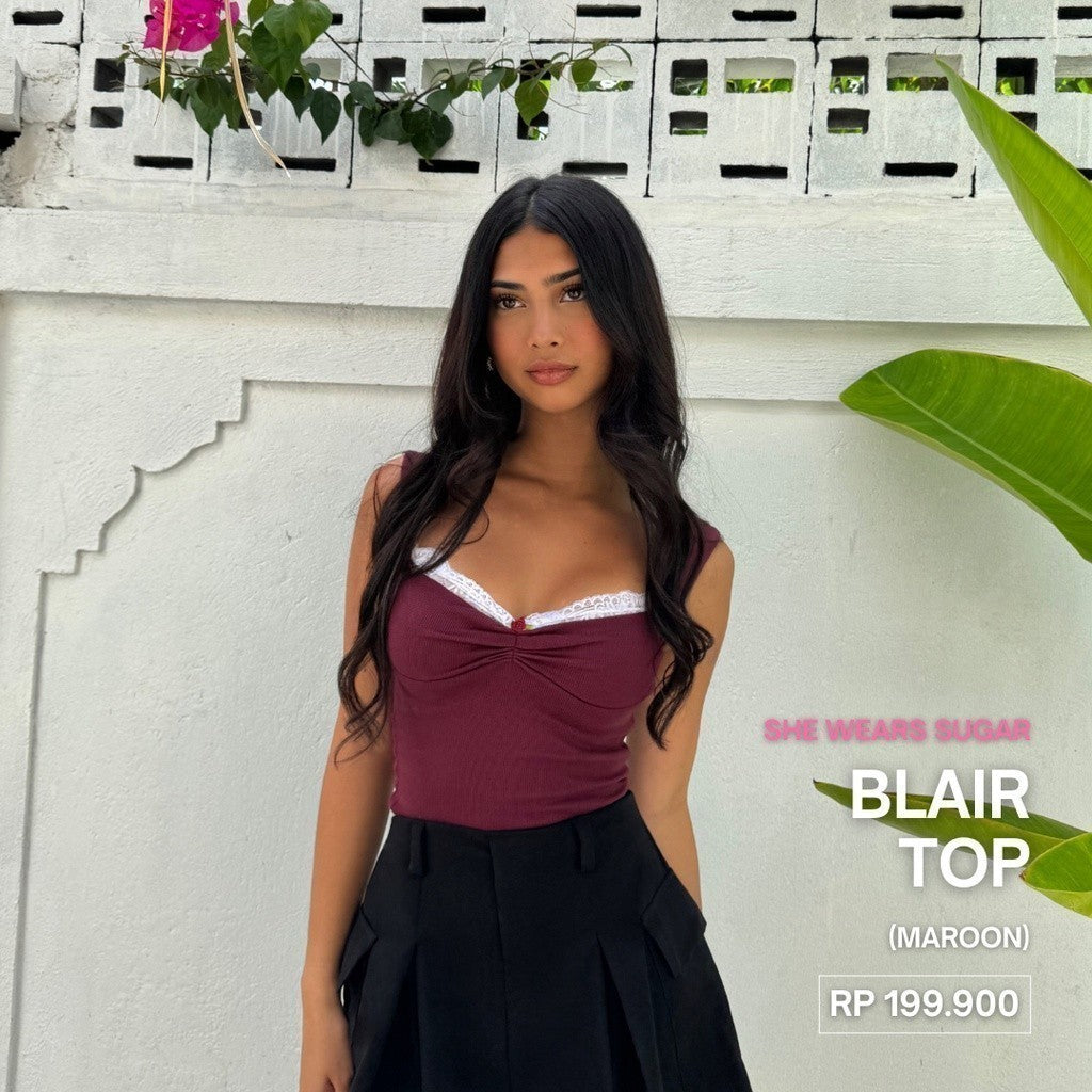 SHEWEARSSUGAR Blair Lace Halter Neck Knitted Tank Top