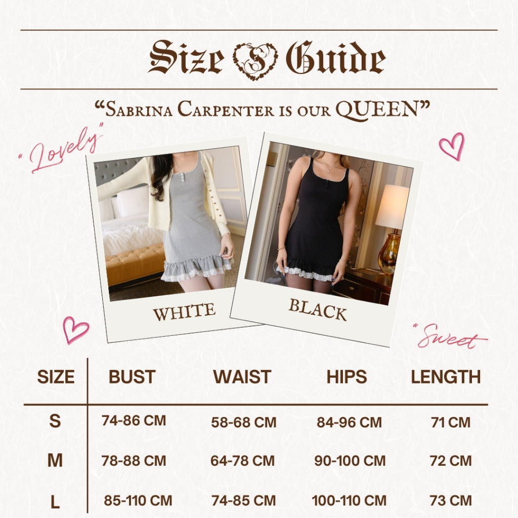 She Wears Sugar x Shagufta – Carpenter Dress | Dress Wanita Mini Dress Korea Outfit Korean Style Coquette Aesthetic Fit Body